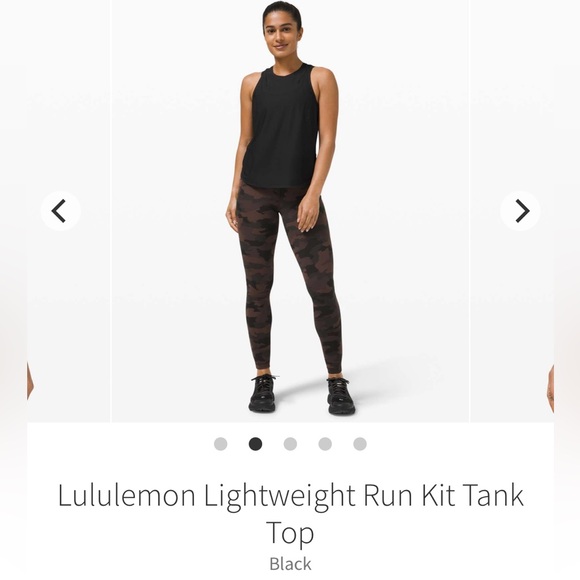 Lululemon Athletica Lightweight Run Kit Muscle Tank Top NWT Black Size 8 - Picture 12 of 14